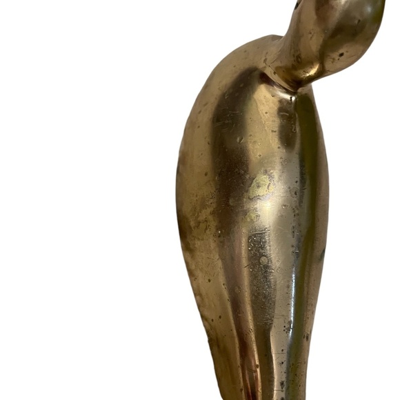 Vintage Solid Brass Duck Figurine Paperweight - Picture 7 of 7